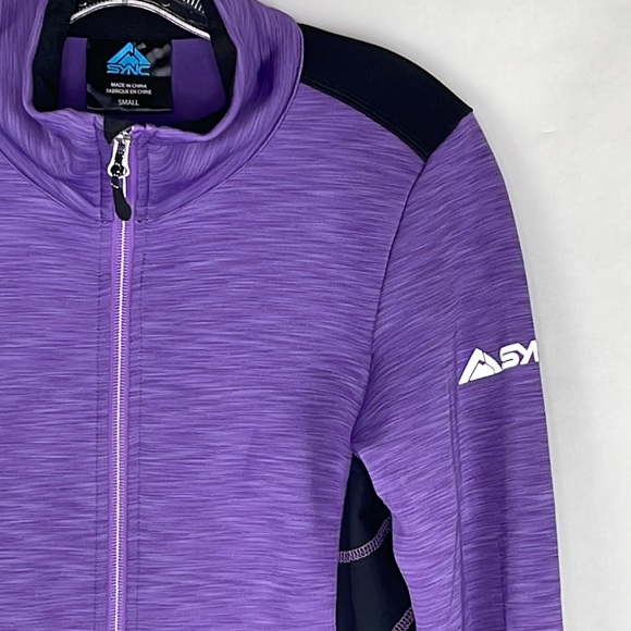 Sync Purple & Black Fleece Jacket - Picture 2 of 8